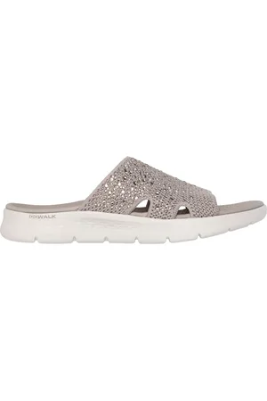 Skechers Damen GO WALK Flex Sandal - Glitz in , Größe 36, Vegan