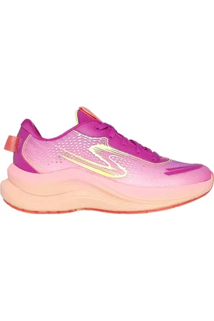 Skechers Mädchen Max Cushioning Ascend - Aura Speed Sneaker in Violett/Mehrfarbig, Größe 35.5, Waschmaschinenfest