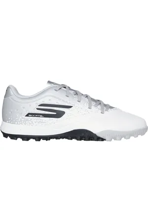 Skechers Razor 1.5 Jr Youth TF Shoes in Weiss/Silber, Größe 32
