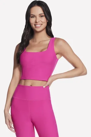 Skechers Damen GO FLEX RIB Longline Bra in , Größe XS