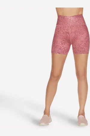 Skechers Damen GOSCULPT Leopard 6 Inch Bike Shorts in , Größe XS