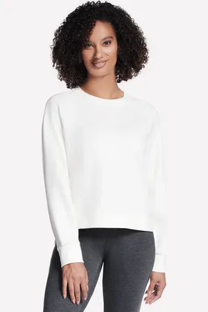 Skechers Damen Skechluxe Elevate Crewneck Top in , Größe XS
