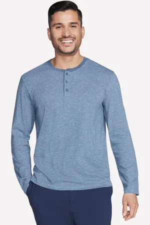 Skechers Herren Skech Jersey Henley in , Größe Klein