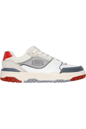 Skechers Jungen SKX-228 Sneaker in Weiss/Red, Größe 30