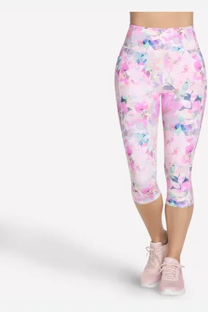 Skechers Damen GO WALK Seascape Floral Caprihosenhose in , Größe XS