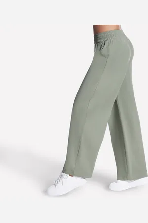 Skechers Damen Slip-ins GO WALK Uptown Pant in Gray /Grün, Größe Medium
