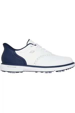 Skechers Herren Slip-ins: GO GOLF Prestige Shoes in Weiss/Blue, Größe 41, Arch Fit