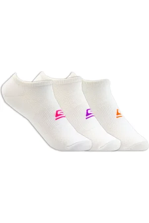 Skechers Damen 3 Pack No Show Stretch Socken in , Größe Medium
