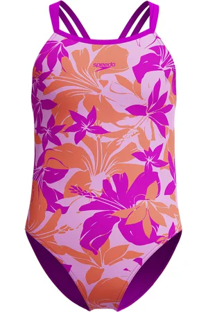 Speedo Printed Twinstrap Badeanzug Mädchen