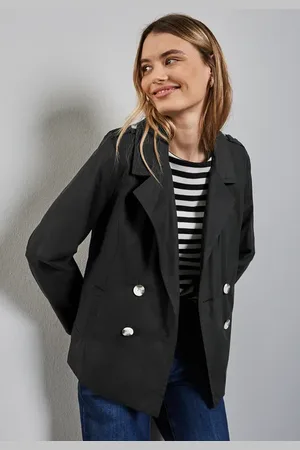 Street one Doppelreihiger Trenchcoat