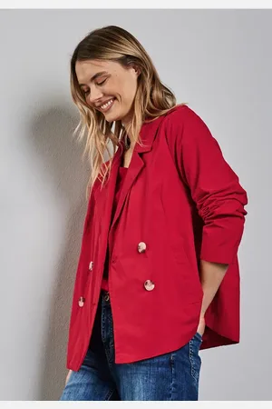 Street one Doppelreihiger Trenchcoat