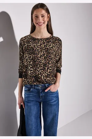 Street one Bluse mit Leo-Muster