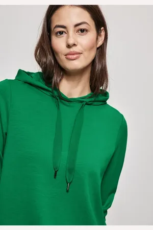 Street one Hoodie mit gerundetem Saum
