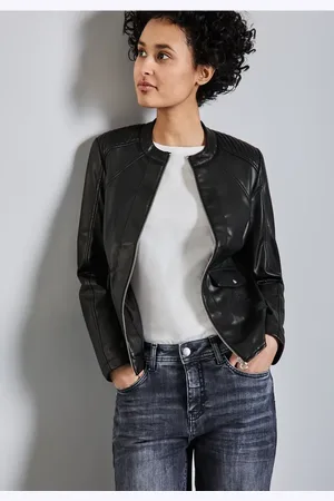 Street one Damen Leder-Look Jacke in , Gr: 34