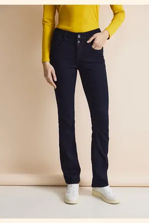 Street one Damen Slim Fit Bootcut Jeans in , Gr: 25