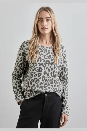 Street one Sweatshirt mit Leo-Muster