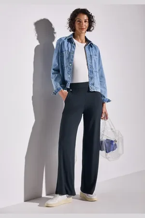 Street one Damen Wide Leg Jersey-Hose in , Gr: 34