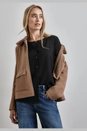 Street one Strukturbluse mit Stickerei