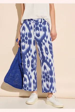 Street one 7/8 Print Leinenhose