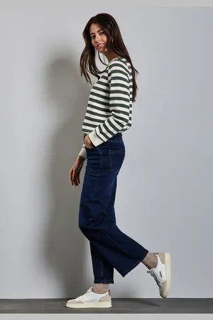 Street one Damen Gestreifter Sweater in , Gr: 36