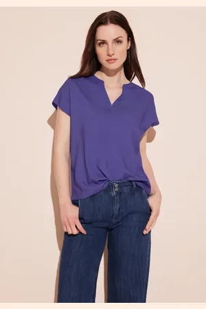 Street one Damen Blusenshirt in Unifarbe in , Gr: 34