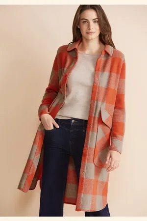 Street one Damen Printmantel mit Wolle in , Gr: 34