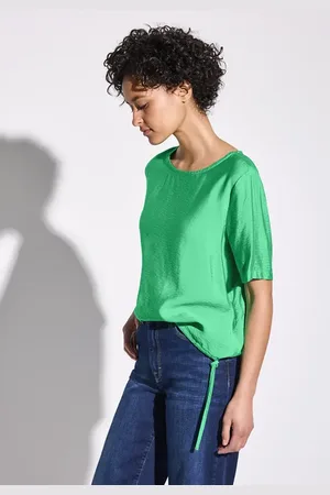 Street one Damen Bluse in Unifarbe in , Gr: 34