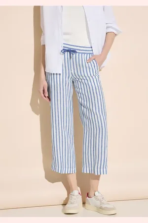 Street one Damen 7/8 Culotte Leinenhose in , Gr: 40