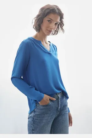 Street one Bluse in Unifarbe