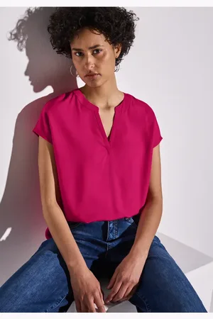 Street one Bluse in Unifarbe
