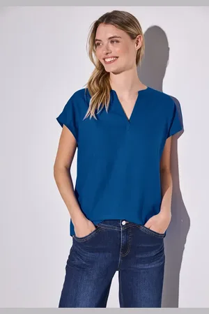 Street one Bluse in Unifarbe
