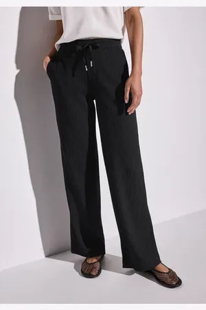 Street one Wide Leg Hose mit Struktur