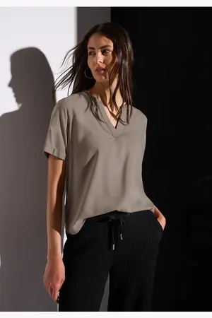 Street one Bluse in Unifarbe