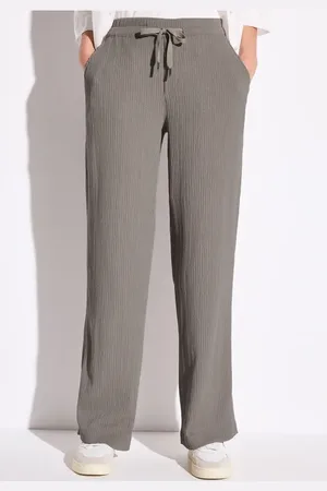 Street one Damen Wide Leg Hose mit Struktur in , Gr: 38