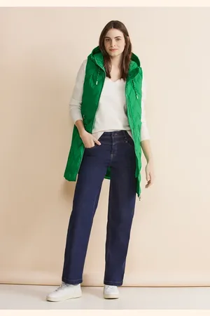 Street one Damen Longweste mit Kapuze in , Gr: 34