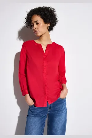 Street one Damen Bluse mit Tapedetails in , Gr: 34