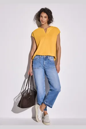 Street one Damen Jersey Shirt im Tunika-Look in , Gr: 34