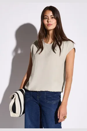 Street one Bluse mit elastischem Saum