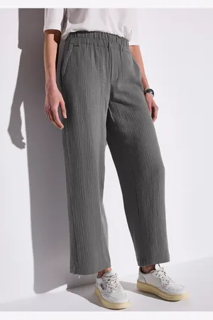 Street one Wide Leg Musselin Hose