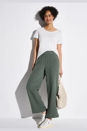 Street one Wide Leg Musselin Hose