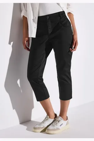 Street one Damen Satin 3/4-Hose in , Gr: 32