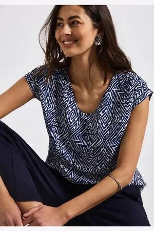 Street one Damen Gemusterte Bluse in , Gr: 34
