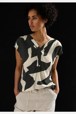 Street one Damen Gemusterte Bluse in , Gr: 34