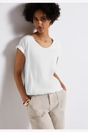 Street one Bluse in Unifarbe