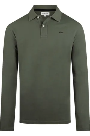 McGregor Long Sleeve Poloshirt Pine Grün Größe M