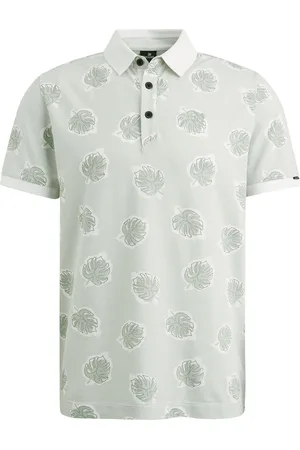 Vanguard Piqué Poloshirt Druck Hellgrün Größe M