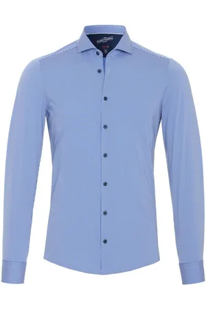 Pure Functional Shirt Streifen Navy Größe 38