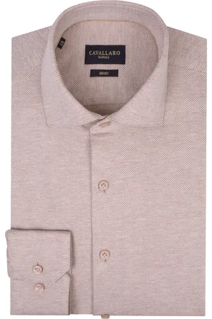 cavallaro Cavallaro Brizino Hemd Sand Größe 39