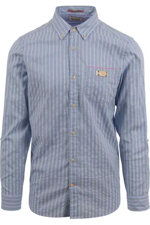 Scotch&Soda Hemd Streifen Blau Größe M