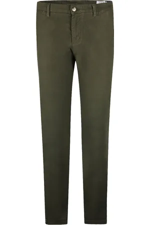 McGregor Chino Moleskin Olivgrün Dunkelgrün Größe W 30 - L 32